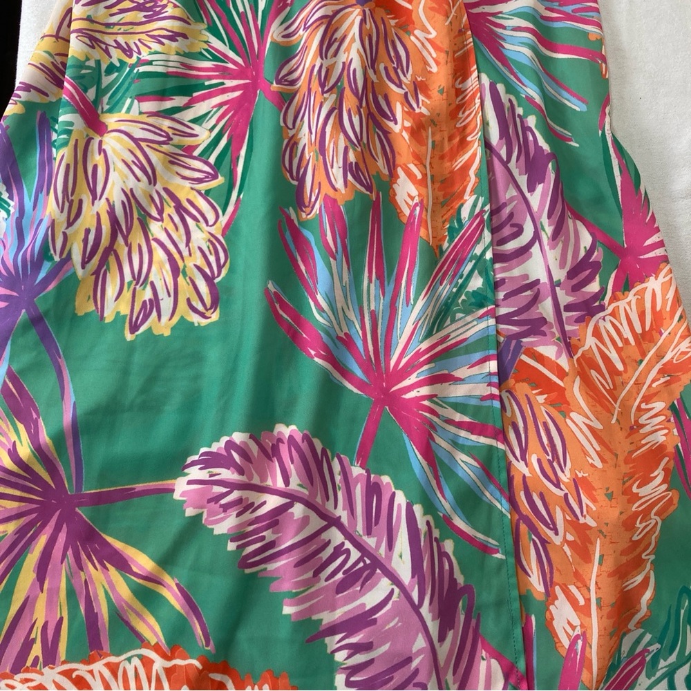 Flying Tomato Floral Printed Cutout Halter Maxi Dress Multicolor Size L - Picture 9 of 16